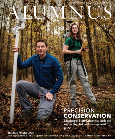 Winter 2023 Alumnus Magazine Cover featuring Conservation
